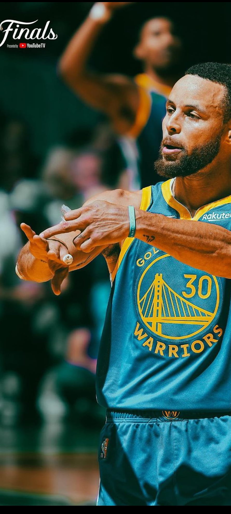 Stephen Curry in Golden State Warriors Jersey During NBA Finals HD phone wallpaper