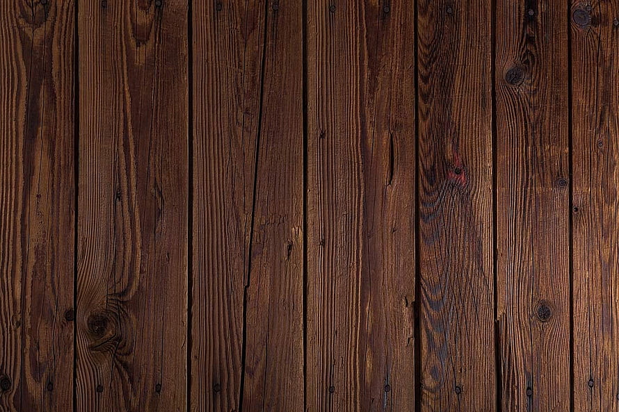 Dark Brown Vertical Wood Plank Texture with Natural Grain and Knots HD wallpaper
