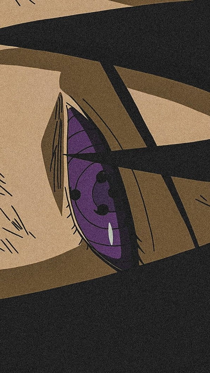 Sasuke Uchiha Rinnegan Eye Close-Up Anime Artwork HD phone wallpaper