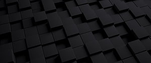 Abstract Dark Geometric Cube Pattern with Minimalist 3D Texture HD wallpaper