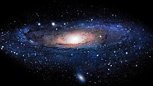 Milky Way Galaxy Edge-On View with Bright Core and Star Fields HD wallpaper