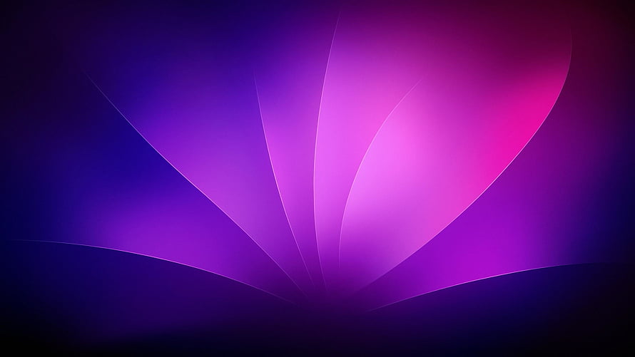 Mac OS X Snow Leopard Default Desktop Background with Purple and Pink Abstract Waves HD wallpaper