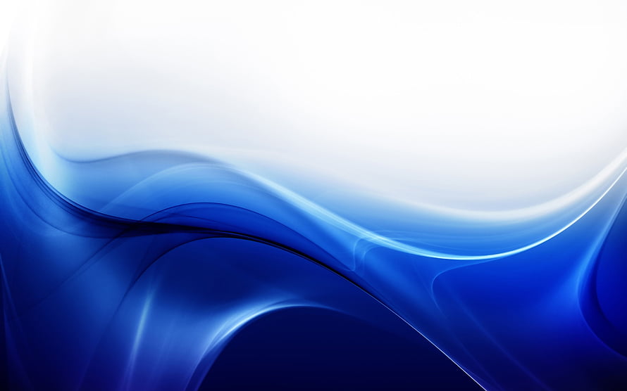 Elegant Royal Blue and White Abstract Wave Design for Minimalist Digital Art HD wallpaper