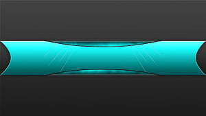 Sleek Teal and Black Abstract Banner Design with Curved Geometric Lines HD wallpaper