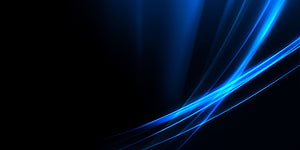 Abstract Blue Light Streaks on Dark Background Minimalist Digital Art HD wallpaper