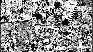 One Piece Manga Map Featuring Marineford, Thriller Bark, and Baroque Works Locations HD wallpaper