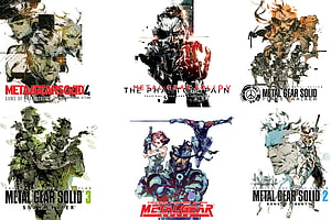 Metal Gear Solid Series Character Artwork Collection by Yoji Shinkawa HD wallpaper