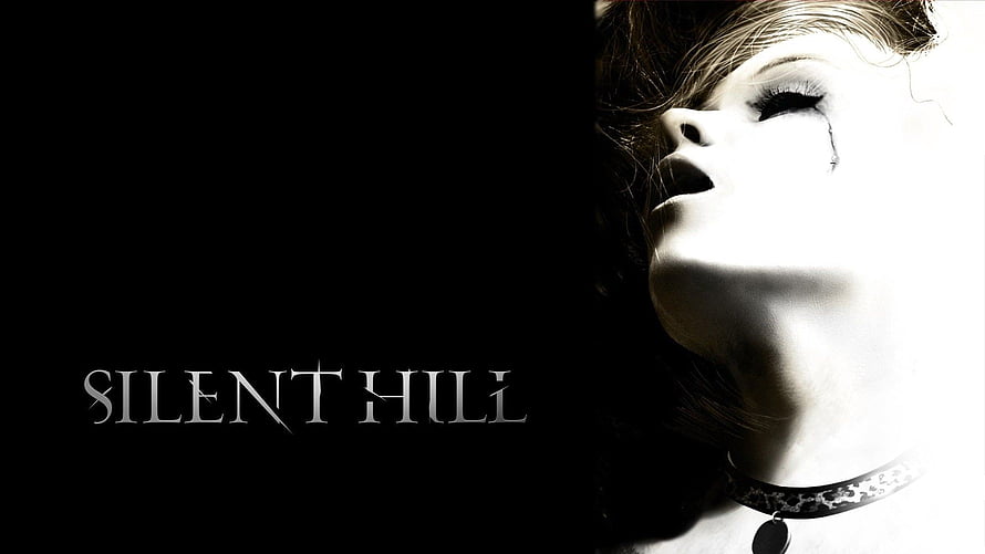 Silent Hill 2 Maria Character Portrait in High Contrast Black and White HD wallpaper
