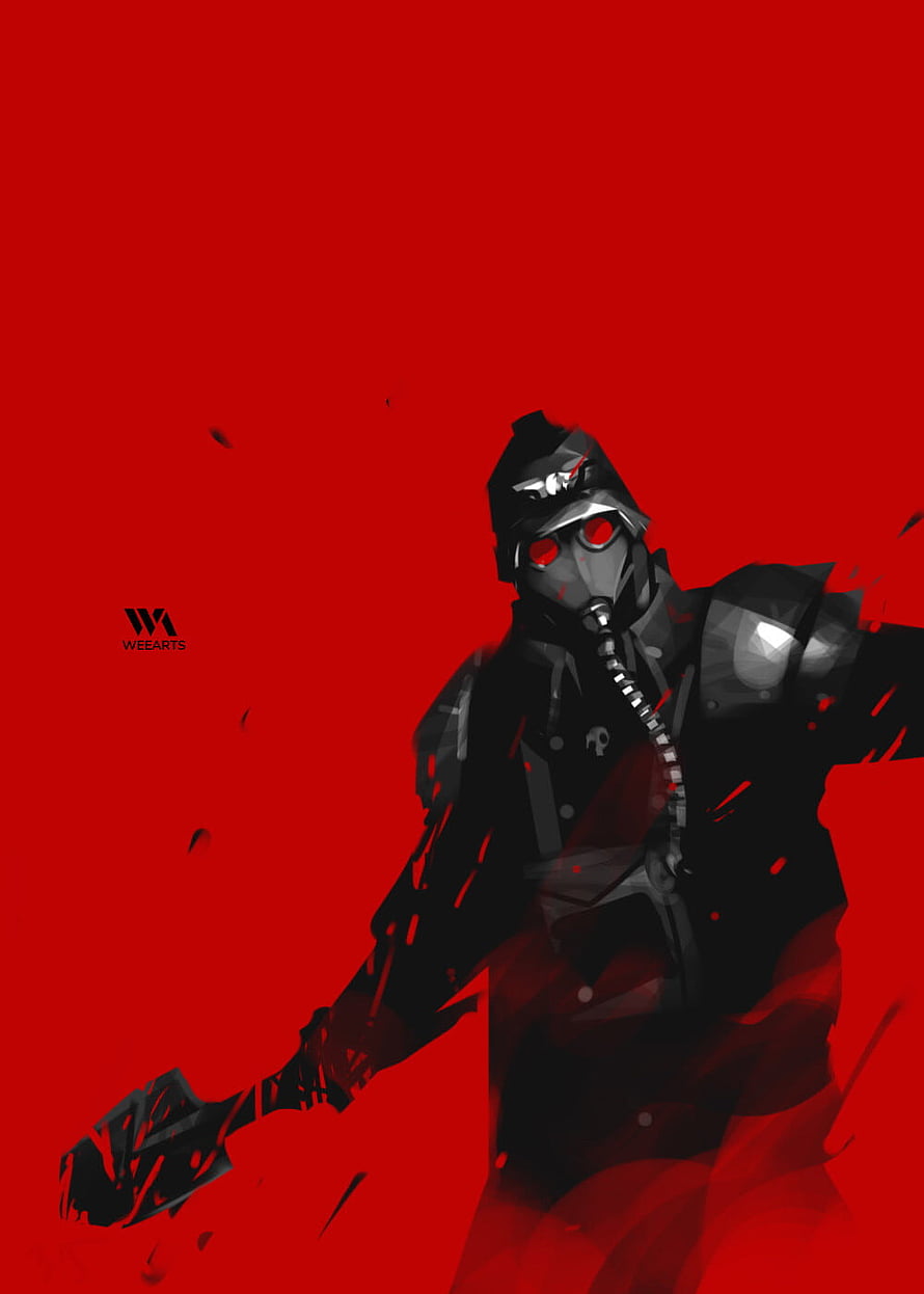 Death Korps of Krieg Warhammer 40k Digital Art with Red Background HD phone wallpaper
