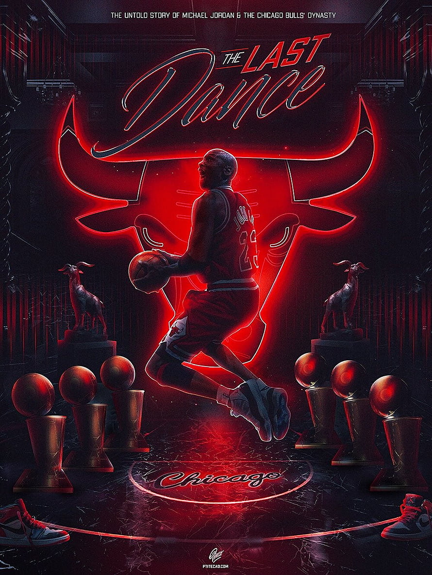 Michael Jordan Chicago Bulls The Last Dance Poster Artwork HD phone wallpaper