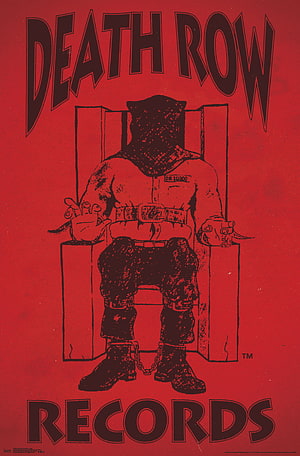 Death Row Records Poster Featuring Dr. Jekyll Seated in Electric Chair HD phone wallpaper