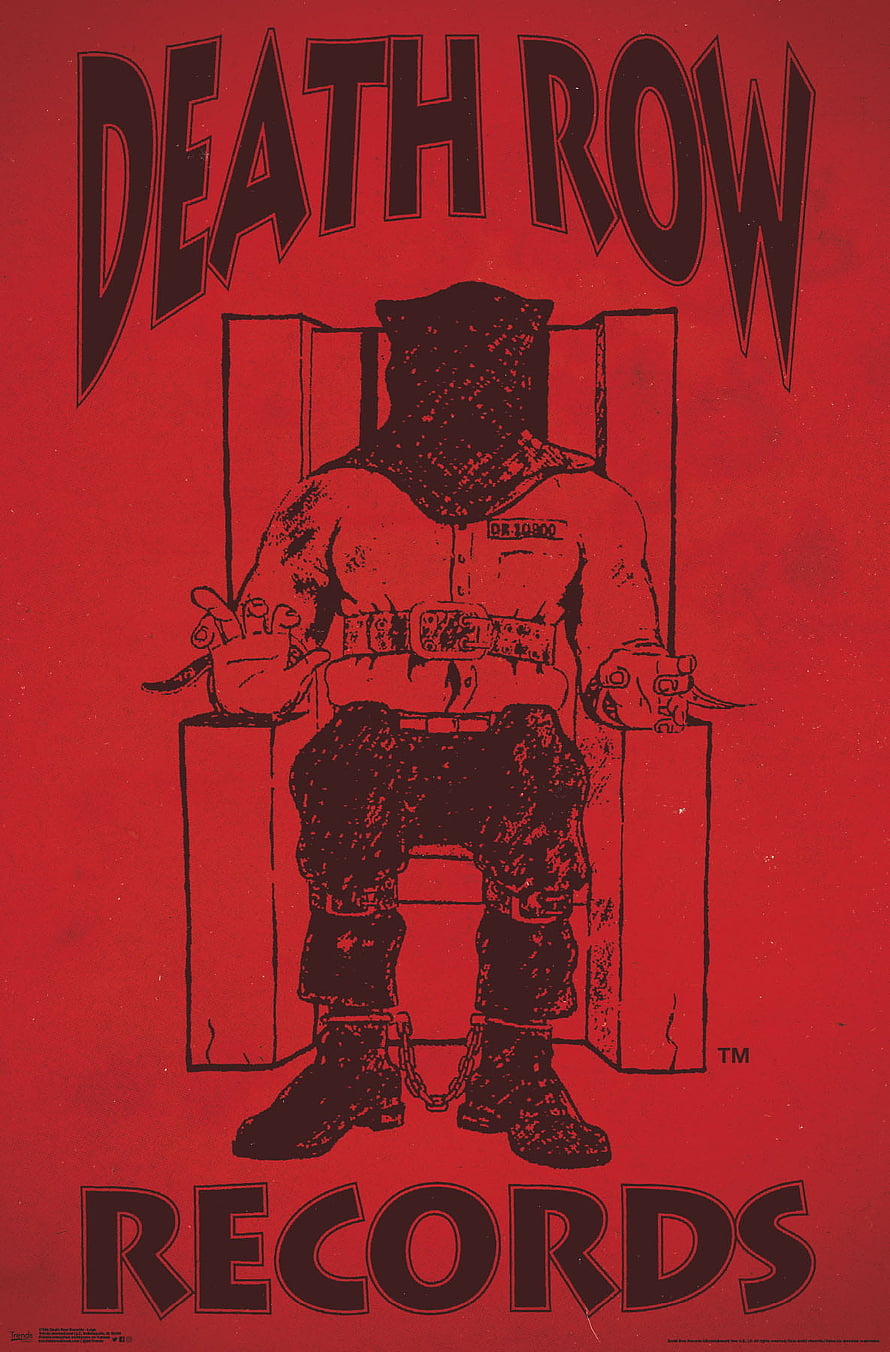 Death Row Records Poster Featuring Dr. Jekyll Seated in Electric Chair HD phone wallpaper