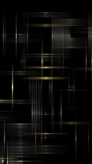 Elegant Black and Gold Geometric Line Art Abstract Minimalist Design HD phone wallpaper