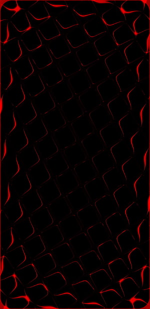 Glowing Red Neon Grid Pattern on Black Background Abstract Wallpaper HD phone wallpaper