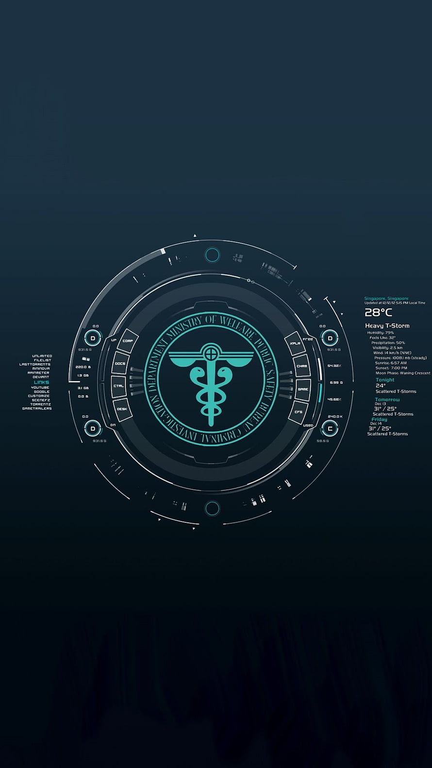 Psycho Pass Ministry of Welfare Public Safety Bureau Futuristic HUD Interface HD phone wallpaper