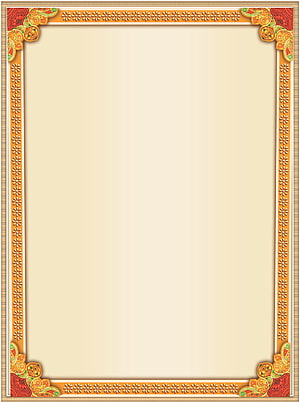 Elegant Indian Wedding Invitation Card Frame with Ornate Paisley Corners and Floral Border HD phone wallpaper