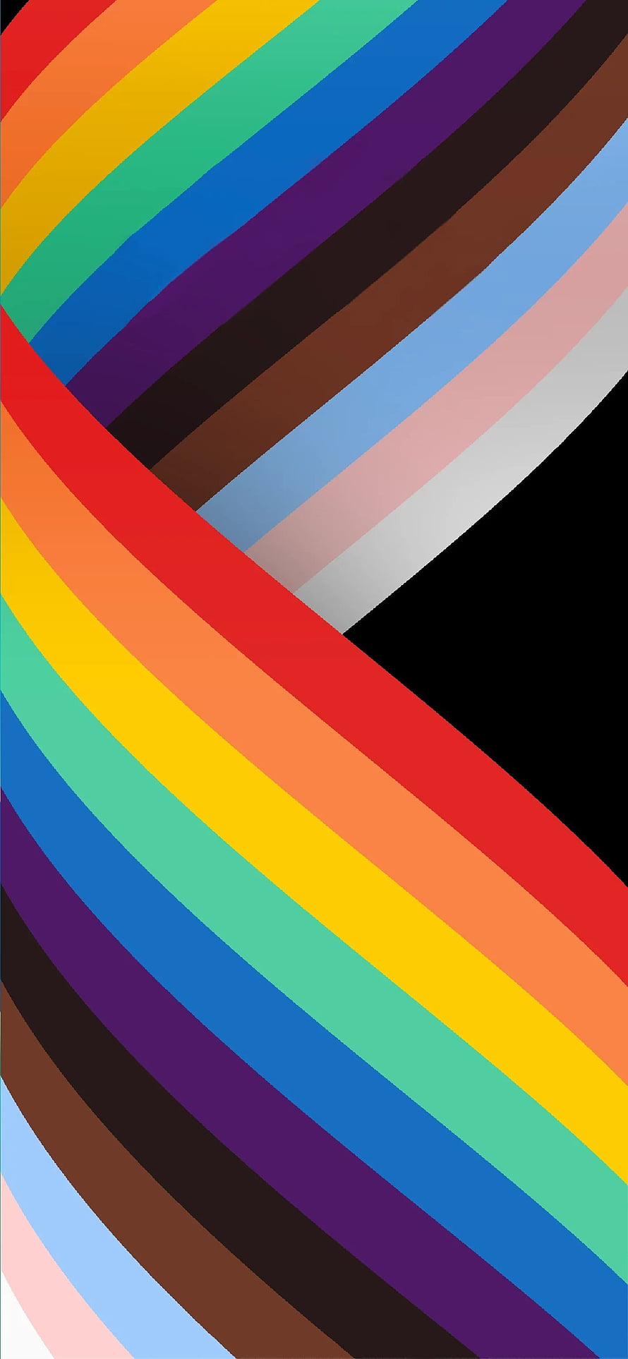 Pride Flag Diagonal Stripes Abstract Wallpaper for iPhone HD phone wallpaper