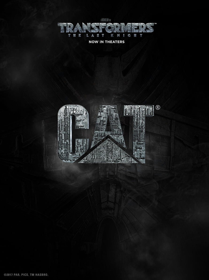 Transformers The Last Knight CAT Caterpillar Co-Branded Movie Poster HD phone wallpaper