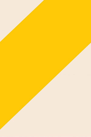 Minimalist Yellow Diagonal Stripe Poster Design with Cream Background HD phone wallpaper