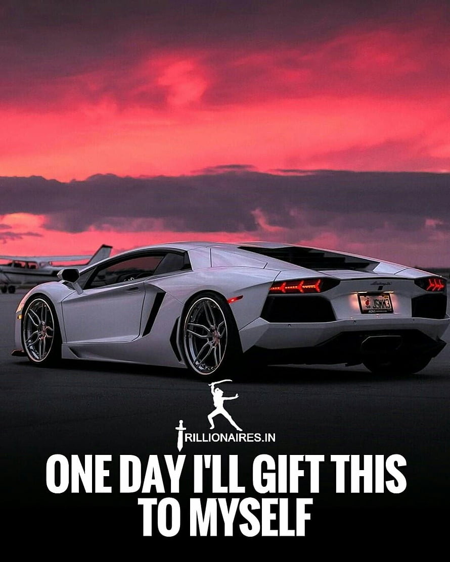 White Lamborghini Aventador Rear View Against Dramatic Pink Sunset Sky HD phone wallpaper