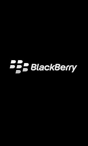 BlackBerry Corporate Logo on Black Background HD phone wallpaper