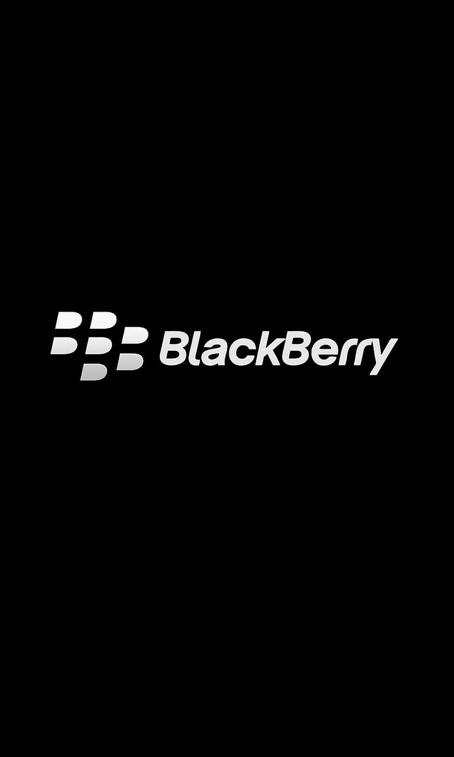 BlackBerry Corporate Logo on Black Background HD phone wallpaper