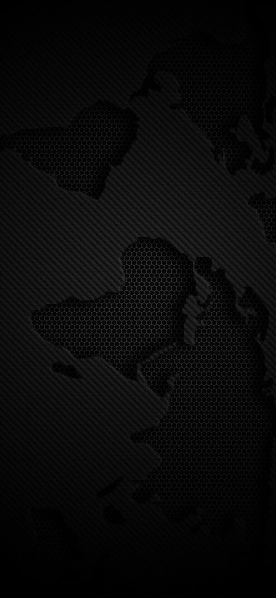 Dark Halftone World Map with Diagonal Line Texture on Black Background HD phone wallpaper