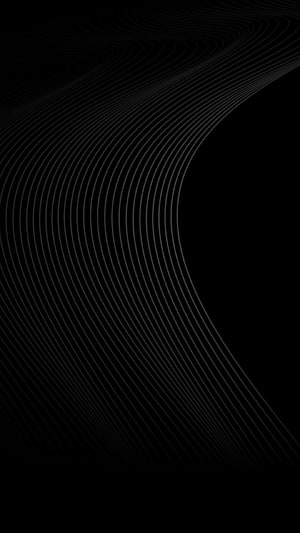 Minimalist Dark Abstract Flowing Lines on Black Background HD phone wallpaper