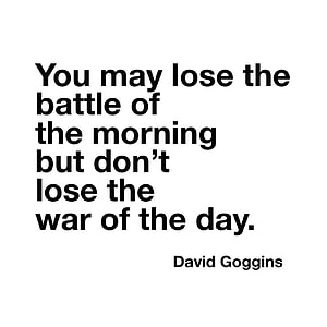 David Goggins Motivational Quote on Persistence and Daily Discipline HD phone wallpaper