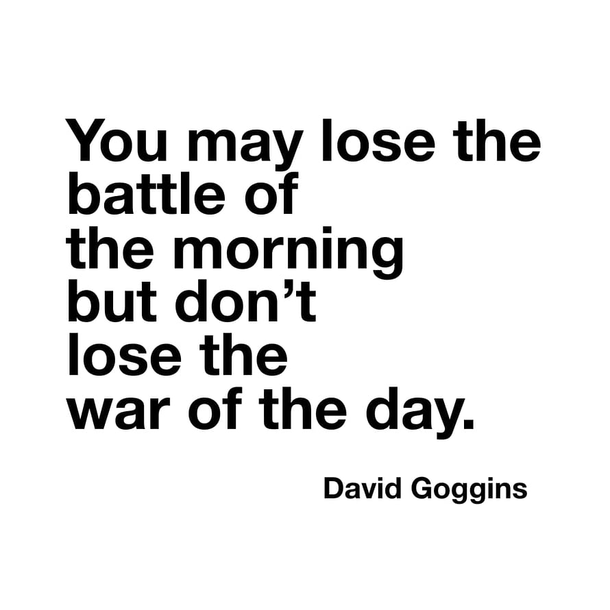 David Goggins Motivational Quote on Persistence and Daily Discipline HD phone wallpaper