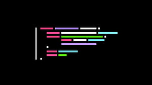 Morgan Codes Minimalist Pixel Art Abstract Geometric Design on Black Background HD wallpaper