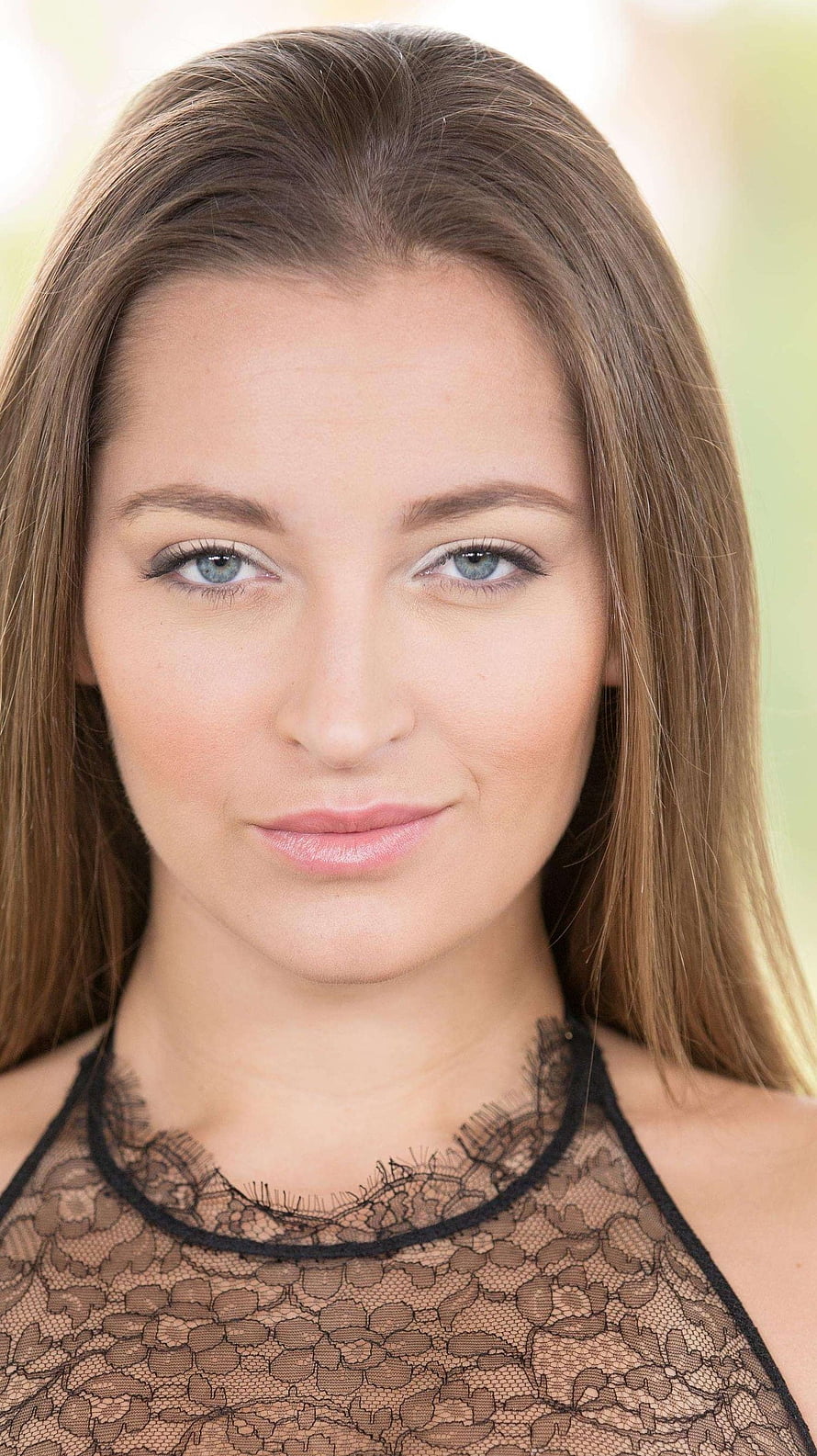 Dani Daniels Portrait in Black Lace Top with Soft Natural Lighting HD phone wallpaper