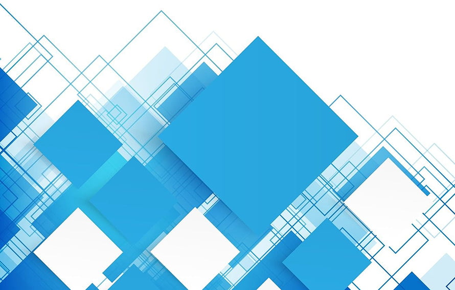 Modern Blue Geometric Abstract Background with Overlapping Squares and Grid Lines HD wallpaper