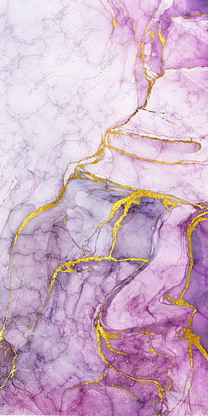 Elegant Purple and Gold Marble Texture with Intricate Veining and Flowing Patterns HD phone wallpaper
