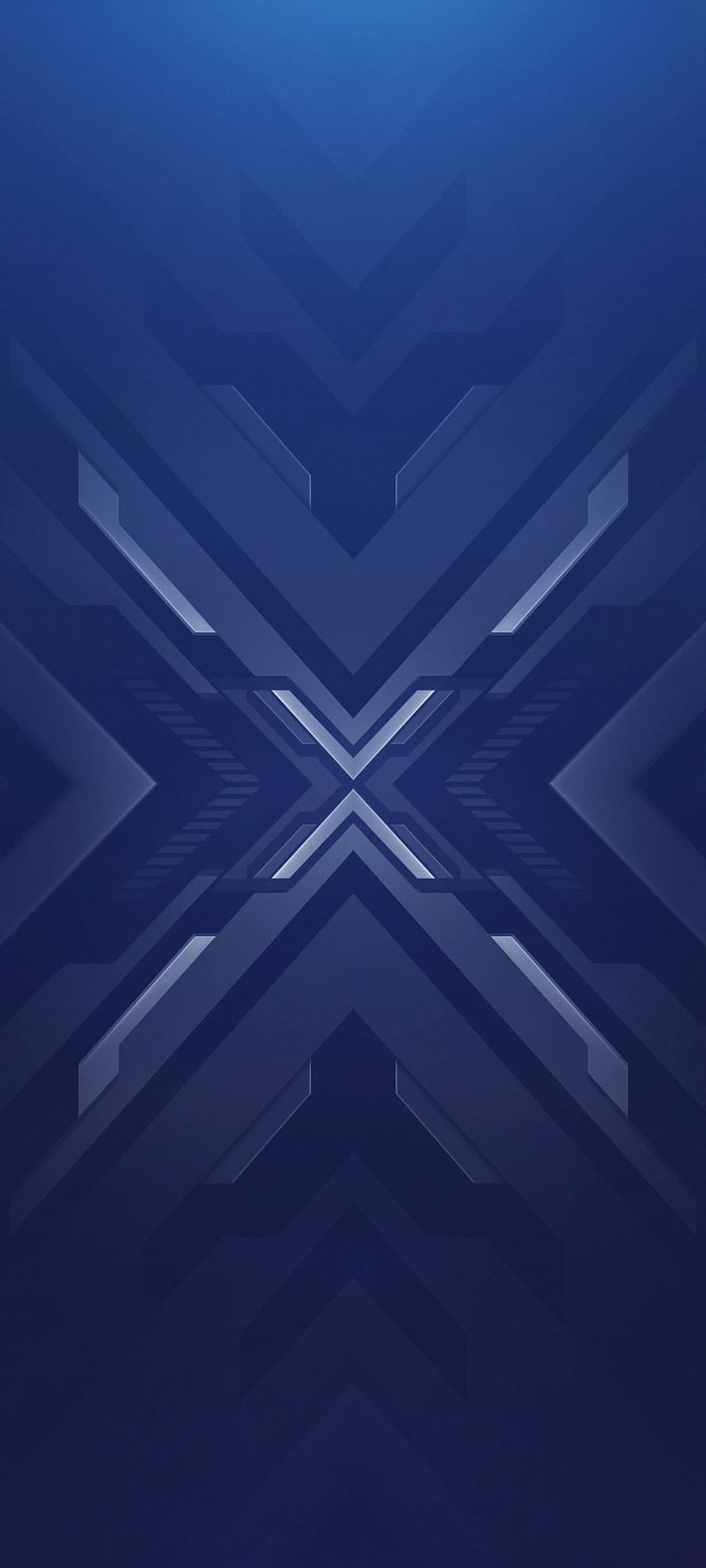 Black Shark X Gaming Phone Abstract Blue Geometric Wallpaper HD phone wallpaper