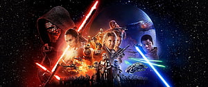 Star Wars The Rise of Skywalker Cinematic Character Poster with Kylo Ren and Rey HD wallpaper