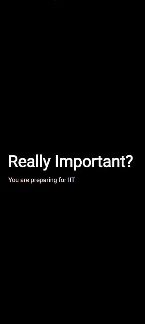 Minimalist Black Motivational Quote for IIT JEE Exam Preparation HD phone wallpaper