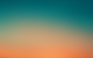 Minimalist Teal to Orange Gradient Sky Background HD wallpaper
