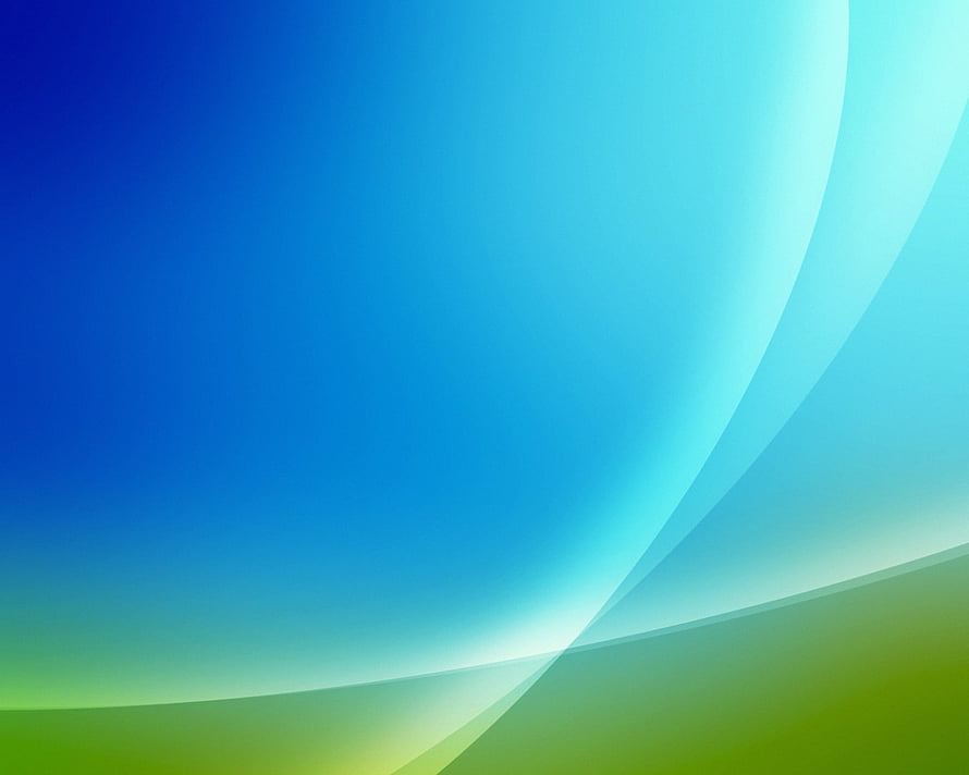 Blue and Green Abstract Gradient with Soft Curved Waves and Smooth Color Transitions HD wallpaper