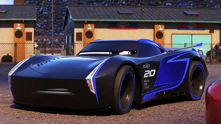 Jackson Storm Racing Car from Cars 3 Animated Movie HD wallpaper