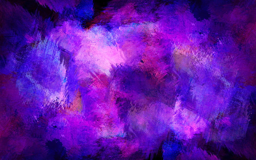 Vibrant Violet and Purple Abstract Paint Texture with Expressive Brushstrokes HD wallpaper
