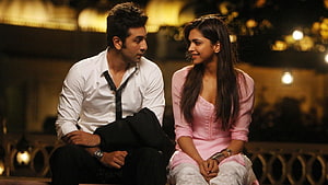 Yeh Jawaani Hai Deewani Romantic Couple Scene at Night HD wallpaper