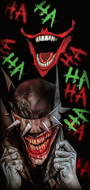 The Batman Who Laughs Grinning Villain Dark Comic Artwork, Batman Who Laughs : galaxys10, The Batman Who Laughs HD phone wallpaper