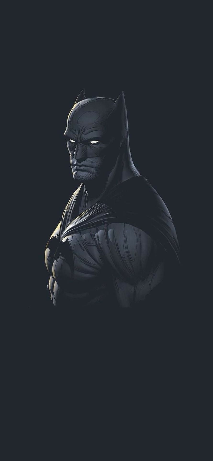 Dark and Gritty Batman Digital Illustration with Glowing Eyes and Muscular Armor, Mohammed Ashraf on Worlds Of DC: Art, Cartoons, and Comics. Batman , Batman , batman , Batman Funny HD phone wallpaper