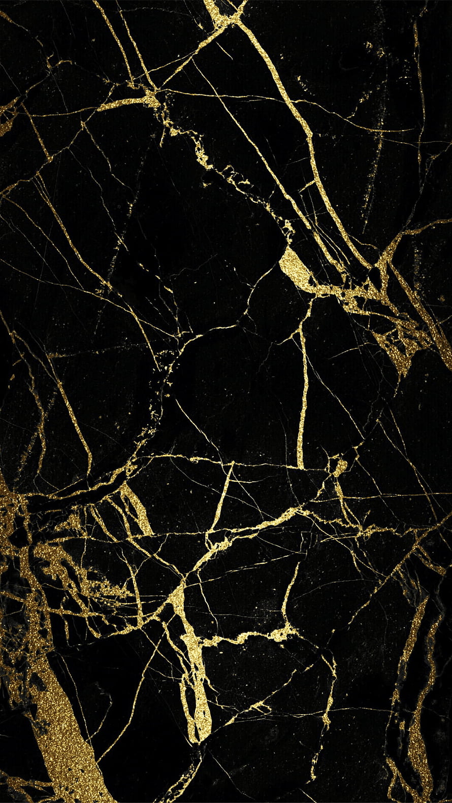 Luxurious Black Marble with Intricate Gold Veins and Elegant Natural Stone Texture HD phone wallpaper