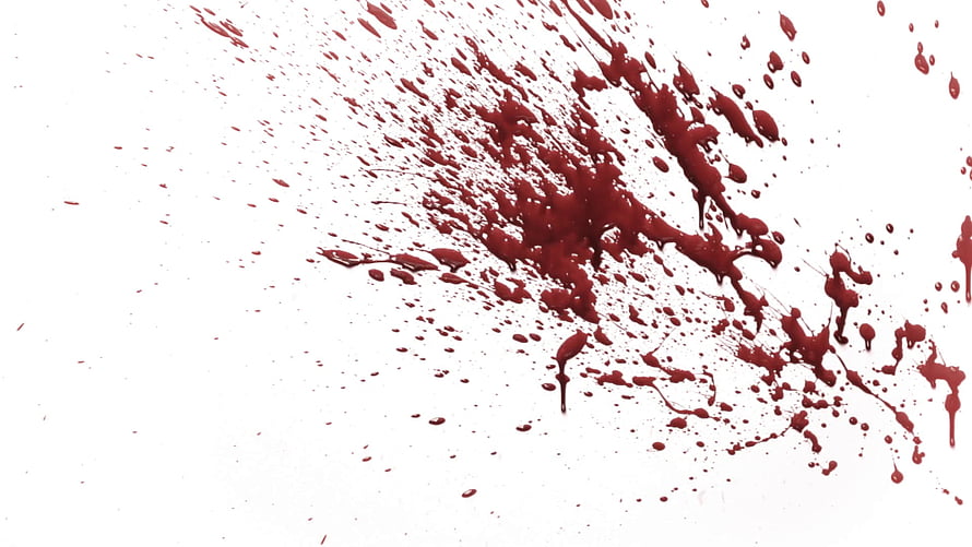 Dramatic Red Blood Spatter and Splash on White Background HD wallpaper