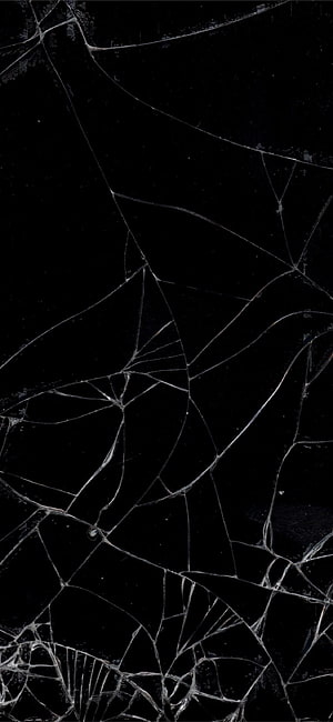 Shattered Black Glass Texture with Intricate Fracture Patterns HD phone wallpaper