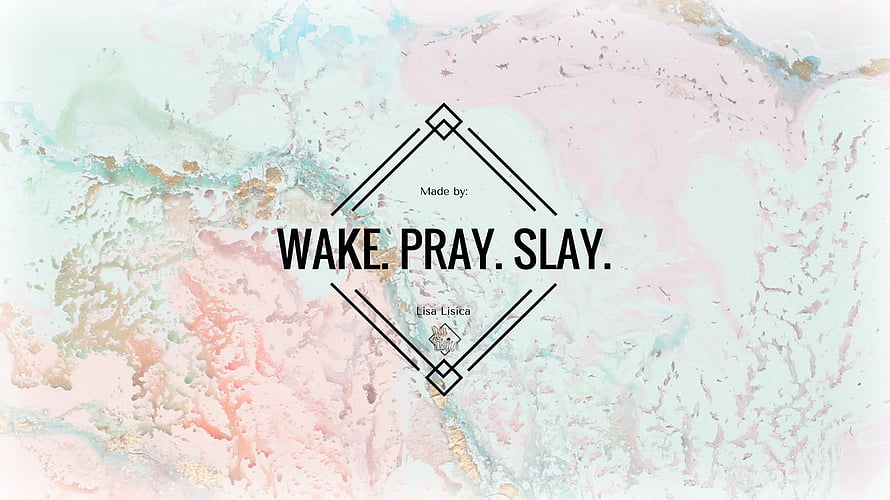 Pastel Watercolor Bible Verse Wallpaper with Geometric Frame and Gold Accents HD wallpaper
