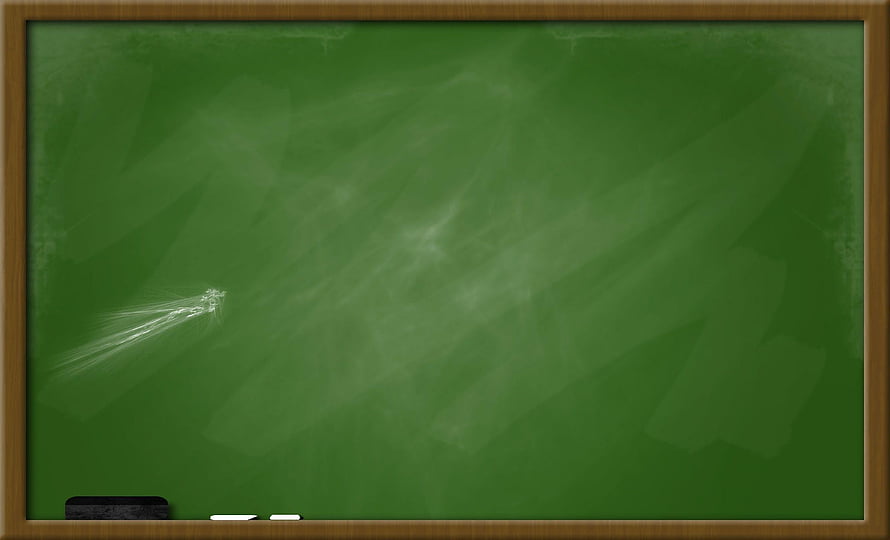 Classic Green School Blackboard with Wooden Frame and Chalk Dust HD wallpaper