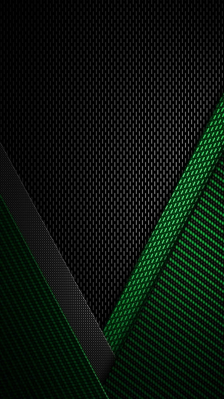 Abstract Geometric Green and Black Diagonal Pattern with Textured Mesh Background HD phone wallpaper